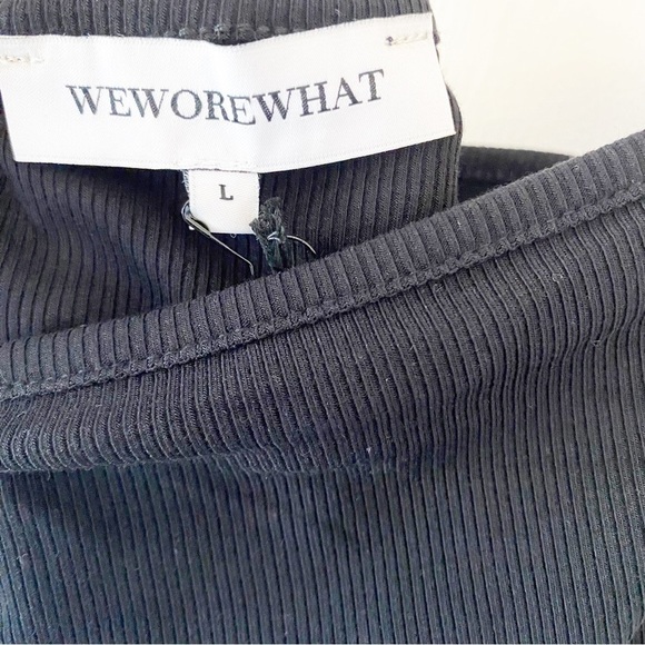 WeWoreWhat Black Strappy Crisscross Tank Top NEW - Picture 9 of 9